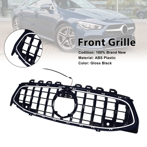 2020-2024 MERCEDES BENZ CLA-CLASS W118 C118 Front Bumper Grille Black Generic