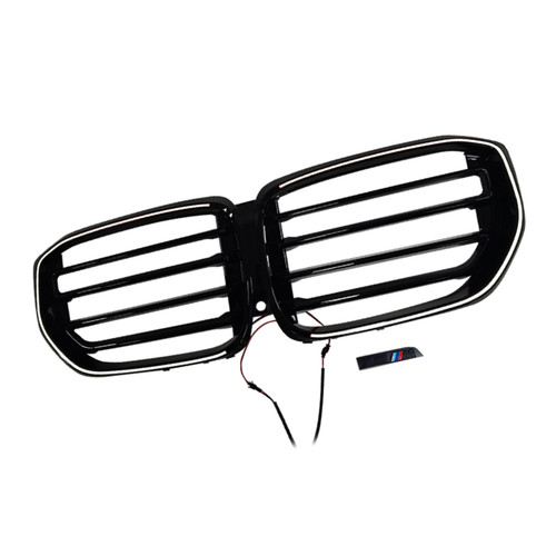 2024 BMW X5 G05 G18 M-Style Front Bumper Grille Gloss Black Generic