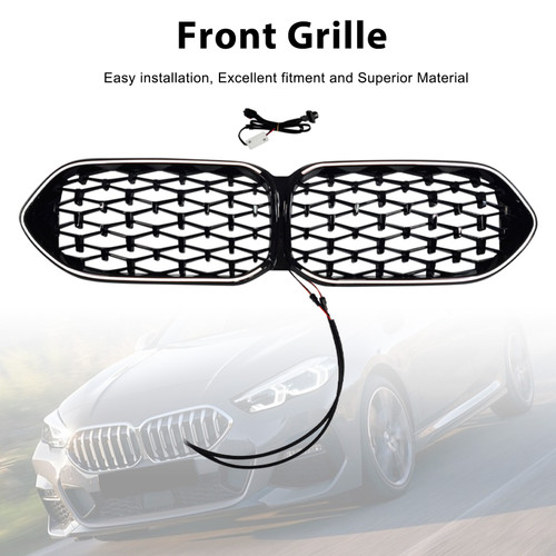 2020-2023 BMW 2 Series Gran Coupe F44 Front Grille Gloss Black Generic