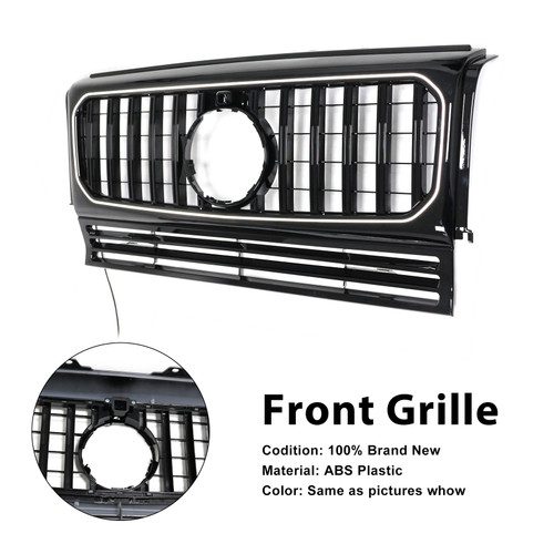 1990-2018 Mercedes Benz G-Class W463 Front Bumper Grille Black Generic