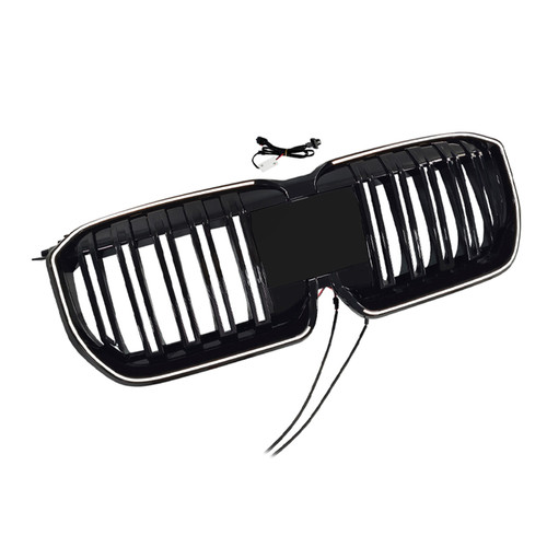 2023-2025 BMW X1 U11 U12 Double Slat Black Front Bumper Kidney Grille Generic