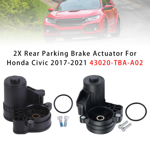 2017-2021 Honda Civic 2X Rear Parking Brake Actuator 43020-TBA-A02 Generic