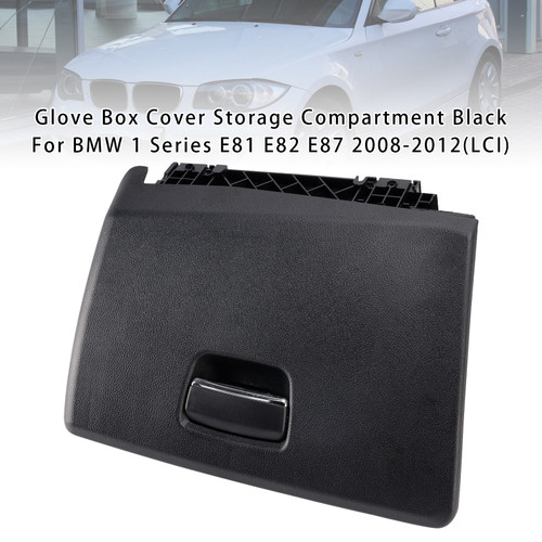 2008-2012 BMW 1 Series E81 E82 E87 Glove Box Cover Storage Compartment Black Generic
