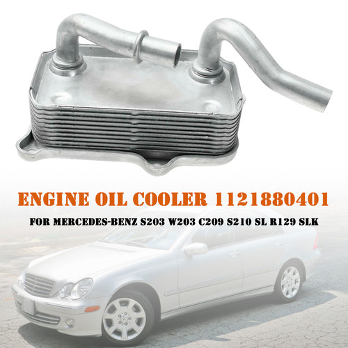 Mercedes-Benz S203 W203 C209 S210 SL R129 SLK Engine Oil Cooler 1121880401 Generic