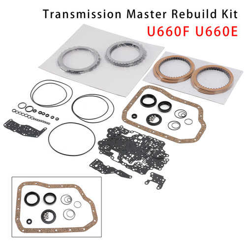 2008-2014 Toyota Alphard 3.5L Transmission Master Rebuild Kit U660F U660E Generic