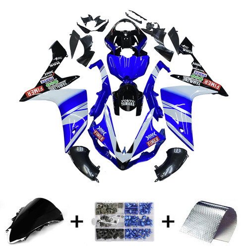 2007-2008 Yamaha YZF-R1 Blue Black BMC R1 Racing Amotopart Fairings Customs Fairing