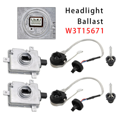 2002-2005 Acura TL 3.2L 2.4L Xenon HID Headlight Ballast Unit Assembly with Igniter D2S Bulb W3T15671 Generic