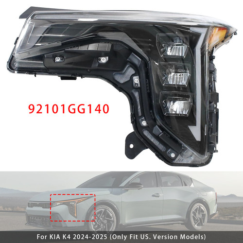 2024-2025 KIA K4 LED Left Headlight 92101GG140 Generic