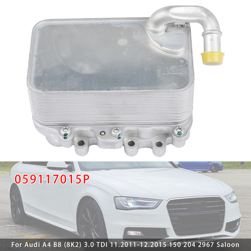 2010-2018 VW Touareg 3.0 TDI Engine Oil Cooler 059117015P Generic