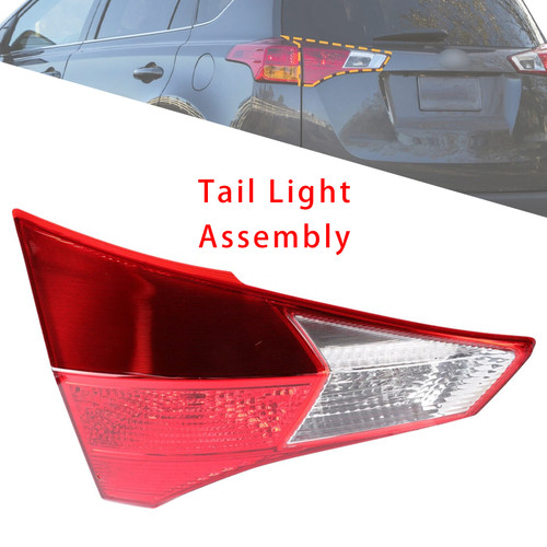 2013-2015 Toyota RAV4 Left Rear Inner Halogen Tail Light Assembly 815900R010 TO2802126 Generic
