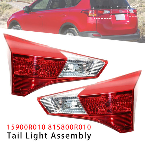2013-2015 Toyota RAV4 Left+Right Rear Inner Halogen Tail Light Assembly 15900R010 815800R010 Generic