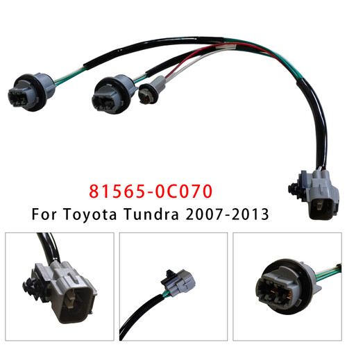 2007-2013 Toyota Tundra Left Rear Tail Light Harness 81565-0C070 Generic