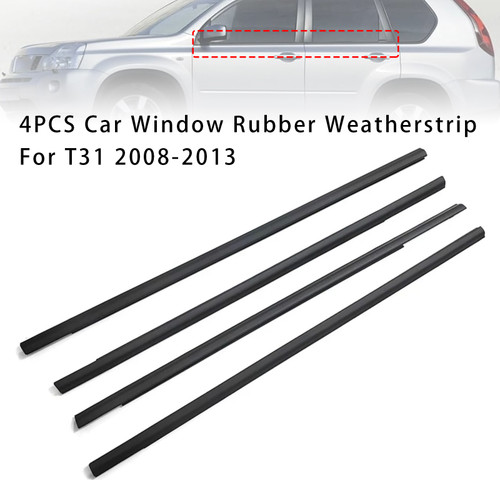 2008-2013 T31 4PCS Car Window Rubber Weatherstrip 80820-1DA0A Generic