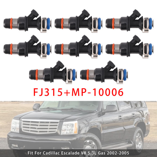 8Pcs Fuel Injector For Chevrolet GMC Buick Cadillac Hummer H2 Isuzu NPR FJ315