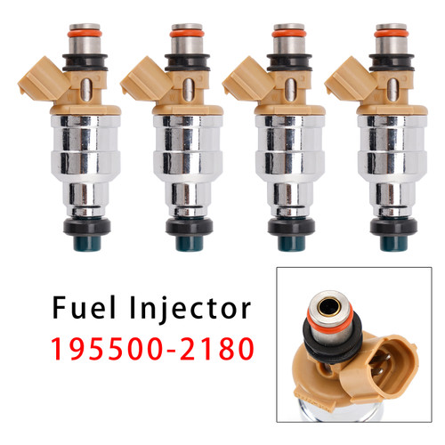 1992-1996 Mercury Tracer 1.8L 4Pcs Fuel Injector 195500-2180 Generic