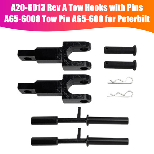 A20-6013 Rev A Tow Hooks with Pins A65-6008 Tow Pin A65-600 for Peterbilt