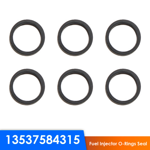 6x Fuel Injector O-Rings 13537584315 for BMW E88 E90 E92 E60 E70 F10