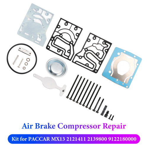 Air Brake Compressor Repair Kit for PACCAR MX13 2121411 2139800 9122180000