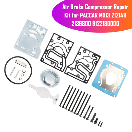Air Brake Compressor Repair Kit for PACCAR MX13 2121411 2139800 9122180000