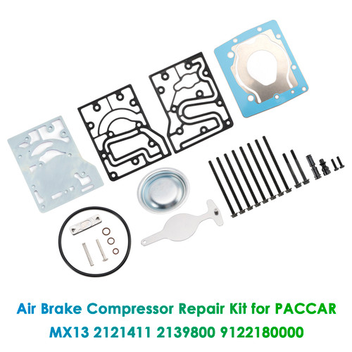 Air Brake Compressor Repair Kit for PACCAR MX13 2121411 2139800 9122180000