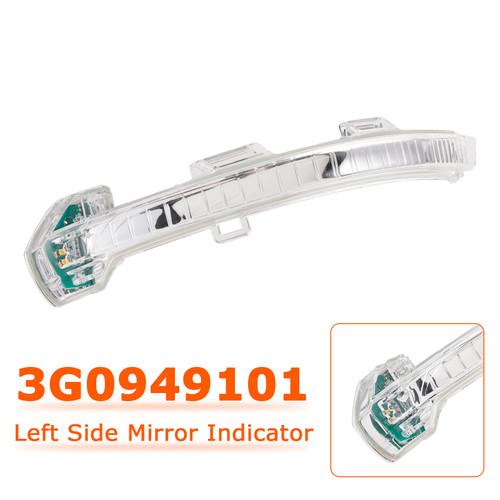 2018-2019 VW Passat Alltrack B8 3G5 Left Side Mirror Indicator Light Lamp Generic