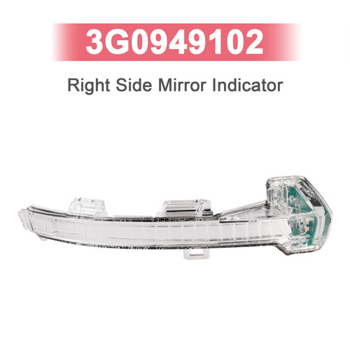 2015-2020 VW Passat B8 3G5 3G2 Right Side Mirror Indicator Light Lamp Generic