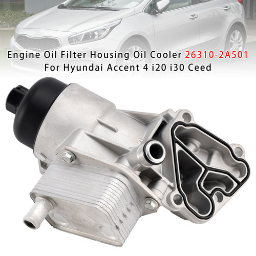 Hyundai Accent 4 i20 i30 Ceed Engine Oil Filter Housing Oil Cooler 26310-2A501 Generic