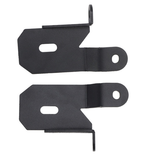 2018-2019 Jeep Wrangler JL 2 Pack 7318 A-Pillar Black Light Mount Brackets Generic