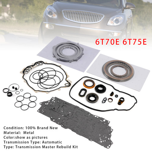 6T70E 6T75E Auto Transmission Master Rebuild Kit For Buick Cadillac Chevy