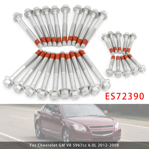 2012-2010 Chevrolet GMT L/D V8 30PCS Full Cylinder Head Bolts ES72390 Generic