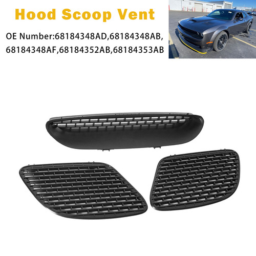 2019-2023 Dodge Challenger SRT 15-18 R/T Scat Hood Scoop Vent 68184348AD Generic