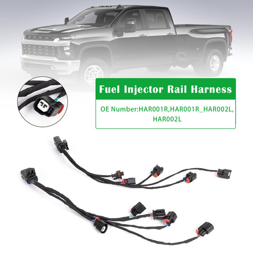 2014-2023 Cadillac Chevy GMC 5.3L 6.2L 6.6L Fuel Injector Rail Harness HAR001R_HAR002L Generic