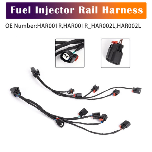 2014-2023 Cadillac Chevy GMC 5.3L 6.2L 6.6L Fuel Injector Rail Harness HAR001R_HAR002L Generic