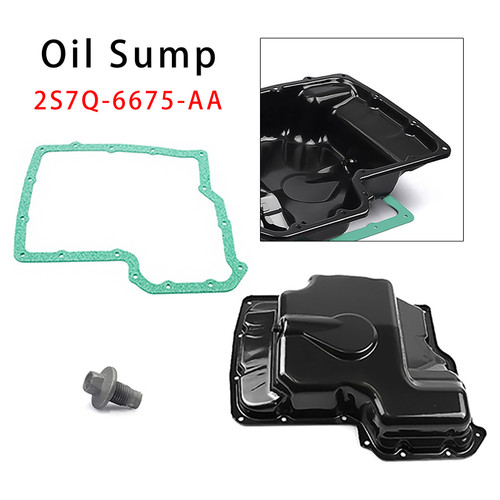 Oil Sump Pan + Plug +Gasket 2S7Q-6675-AA For Ford Transit MK6 MK7 MK8 2.0 2.2 FWD
