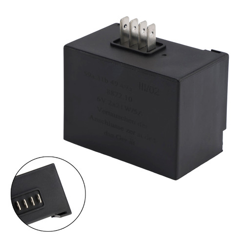 Voltage Regulator Flasher Relay fit for Simson 6V 2X21W/5A RELAY S50 S51 S53 S80