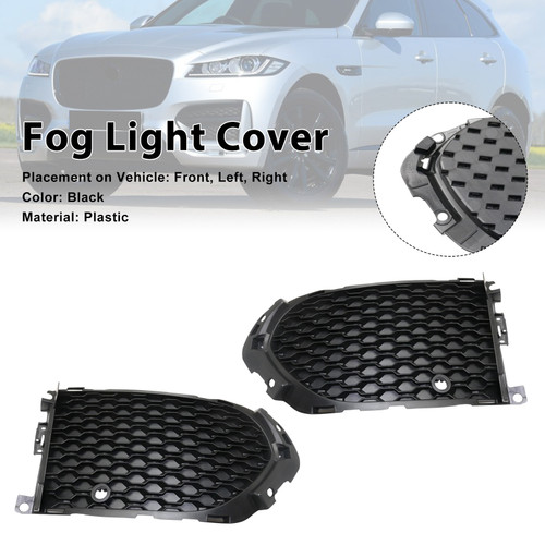 2017-2020 Jaguar F-Pace Front Fog Light Cover Grille JA1039103 Generic