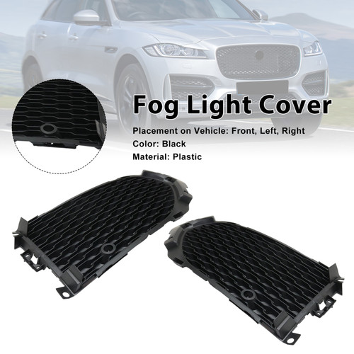 2017-2020 Jaguar F-Pace Front Fog Light Cover Grille JA1039103 Generic