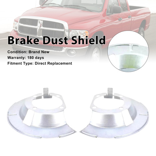 2000-2002 Jeep Ram 1500 2500 3500 2* Brake Dust Shield 05015128AA Generic