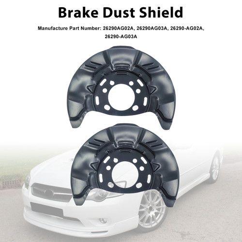 2005-2014 Subaru Legacy Outback Brake Dust Shield Backing Plate 26290AG02A Generic