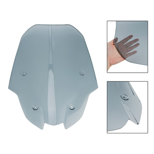 2025- YAMAHA X-MAX 300 Windshield WindScreen Fairing Gray Generic