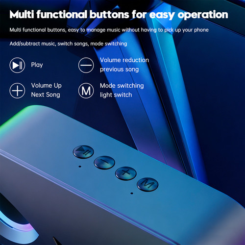M6 Smart Wireless Bluetooth Speaker Outdoor Portable Speaker Highend Bass Treble