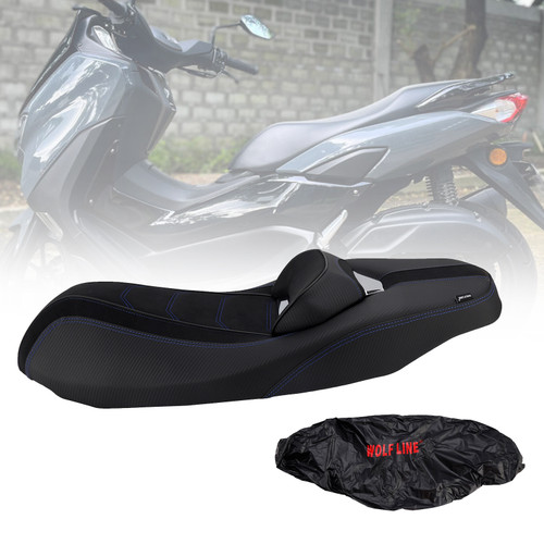 2020-2023 Yamaha N-Max 155 Front Raider Seat Driver Cushion Pu Blue Generic