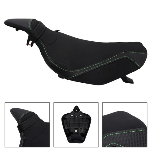 2014-2025 Kawasaki Z1000 Front Raider Seat Driver Cushion Black Generic