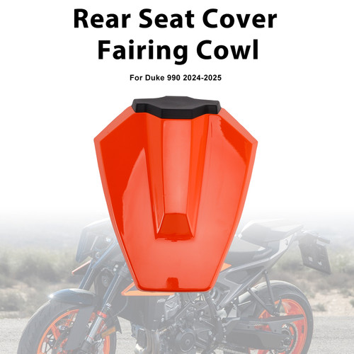 2024-2025 Duke 990 Rear Pillion Seat Cover Fairing Cowl Orange Generic