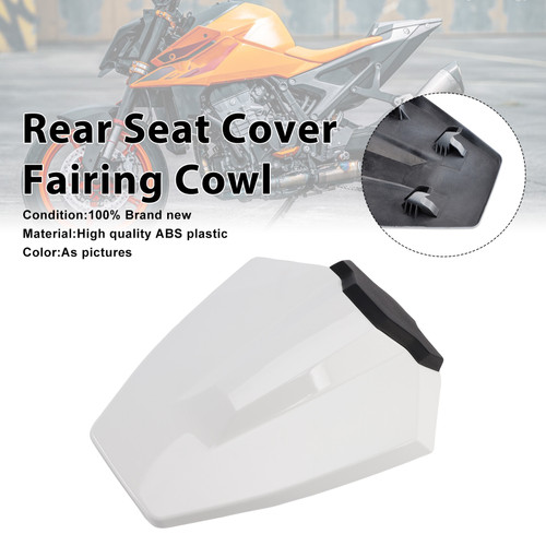 2024-2025 Duke 990 Rear Pillion Seat Cover Fairing Cowl White Generic