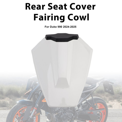 2024-2025 Duke 990 Rear Pillion Seat Cover Fairing Cowl White Generic