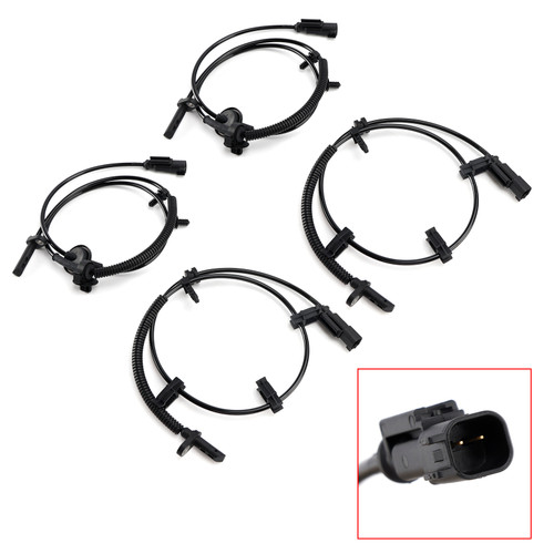 2009-2017 Chevy Traverse 3.6L 4PCS Front&Rear Side ABS Wheel Speed Sensor Generic