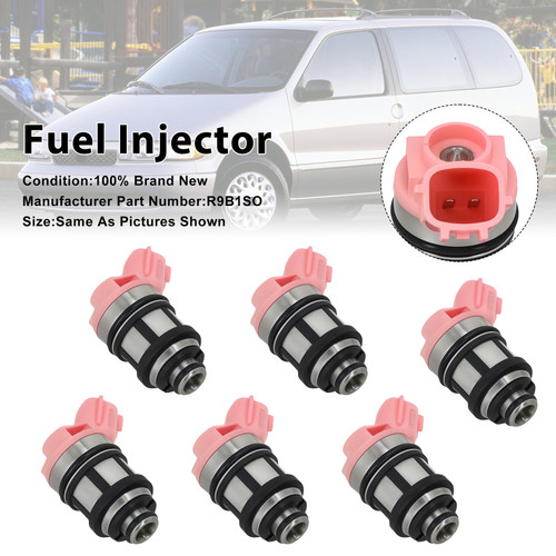6Pcs Fuel Injector For Nissan Frontier Xterra Quest 3.3L V6 16600-9S200