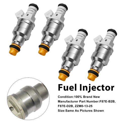 4Pcs Fuel Injector For Ford Ranger For Mazda B2500 F87E-D2A