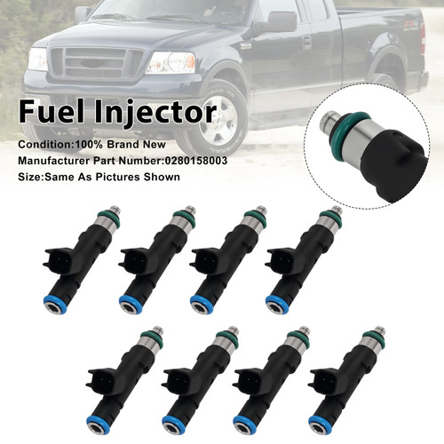 8Pcs Fuel Injector For Ford F-150 Lariat 5.4L V8 04 0280158003